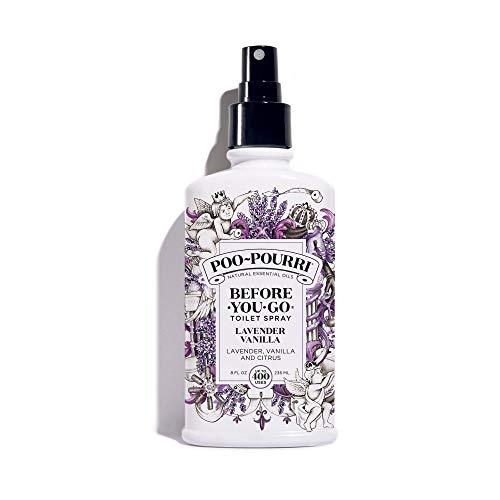 Poo-Pourri Before-You-Go Toilet Spray(Packaging may vary), Lavender Vanilla Scent, 8 oz