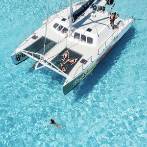 Catamaran Day Trip on our Honeymoon