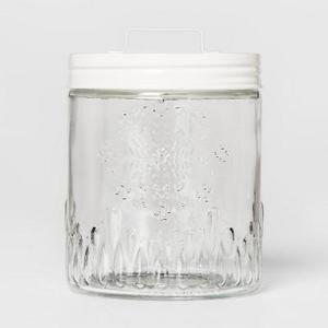 Glass Food Storage Canister Small Dark Blue - Threshold™