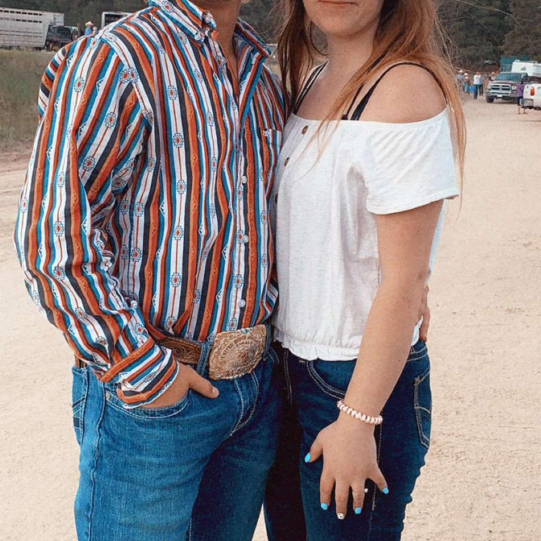 First time watching him ride a bull!
