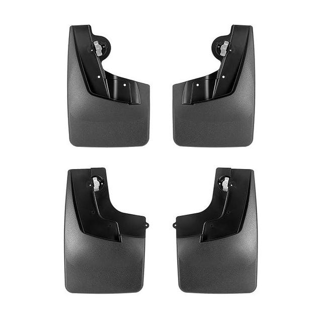 WeatherTech Custom No Drill Splash Guard MudFlaps for Chevrolet Colorado - Front & Rear Set (110171-120171), Black