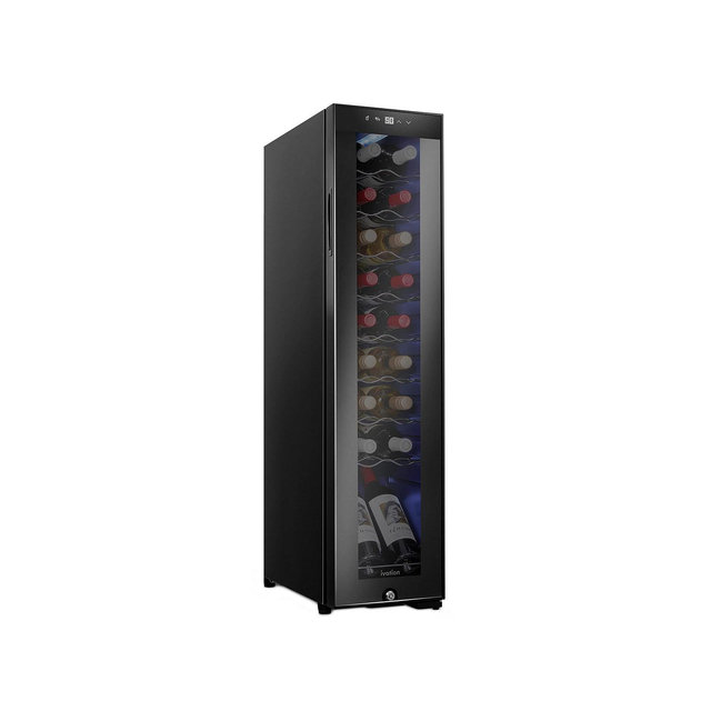 Ivation Freestanding Wine Refrigerator, 18 Bottle Wine Cooler