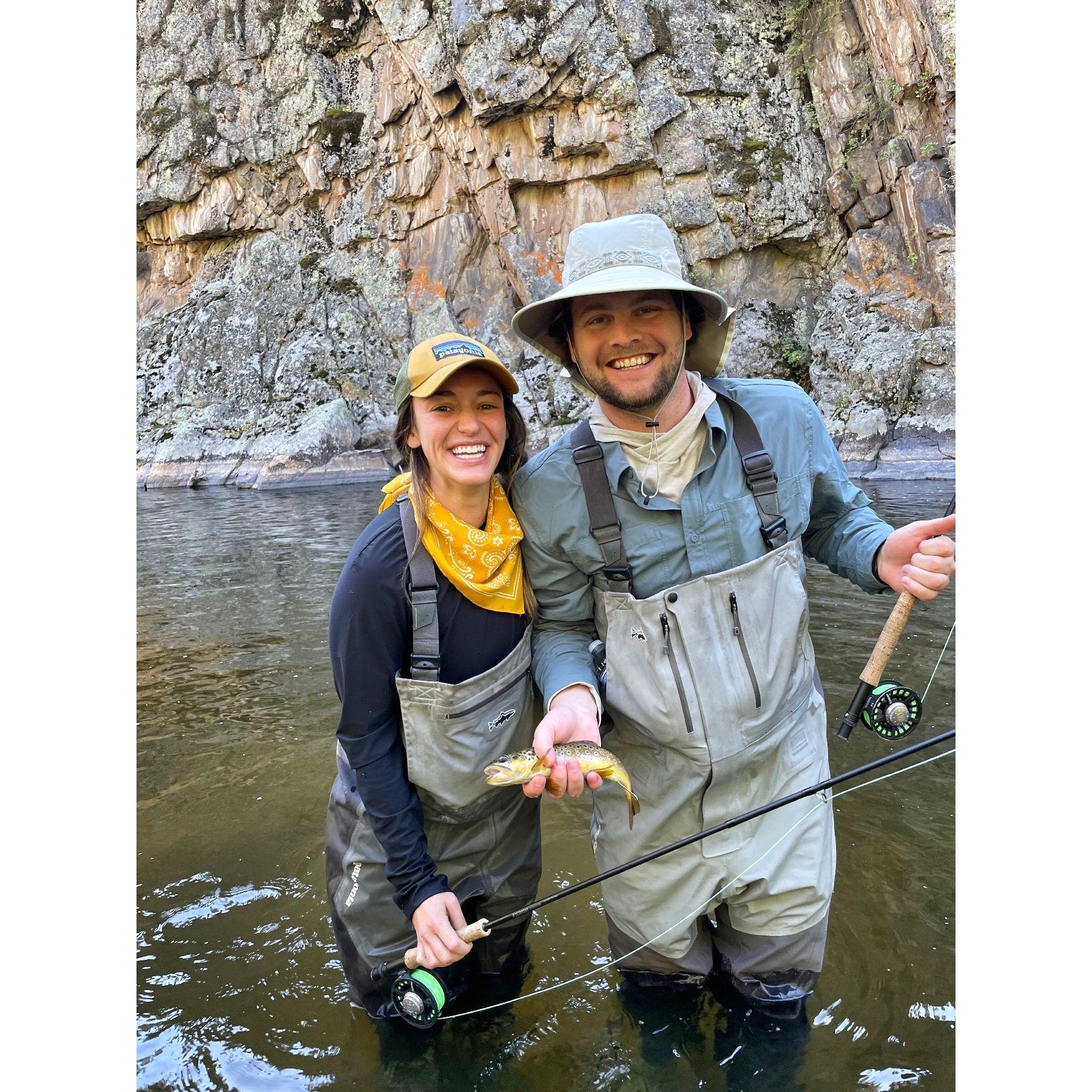 Fly fishing in Estes Park