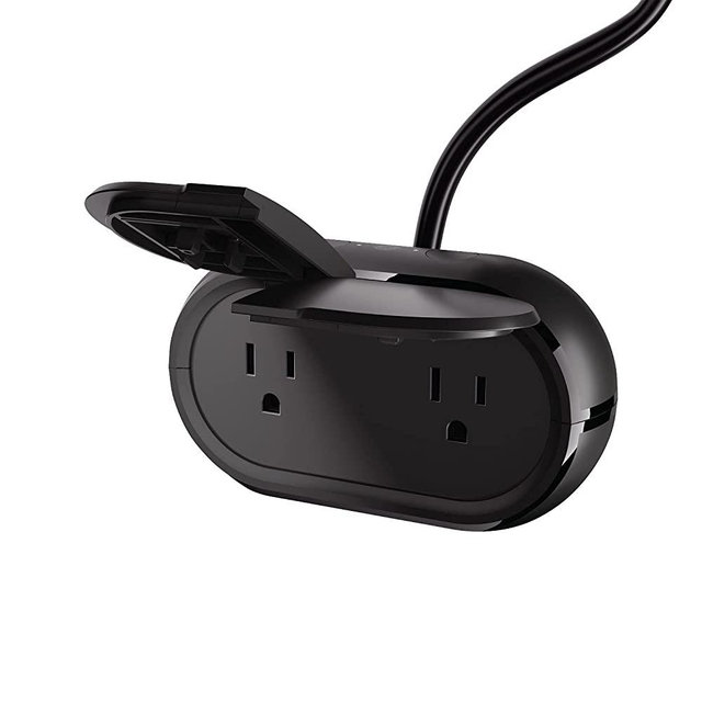 GE Lighting Cync Outdoor Smart Plug, Alexa and Google Assistant Compatible, WiFi / Bluetooth Enabled, No Hub Required