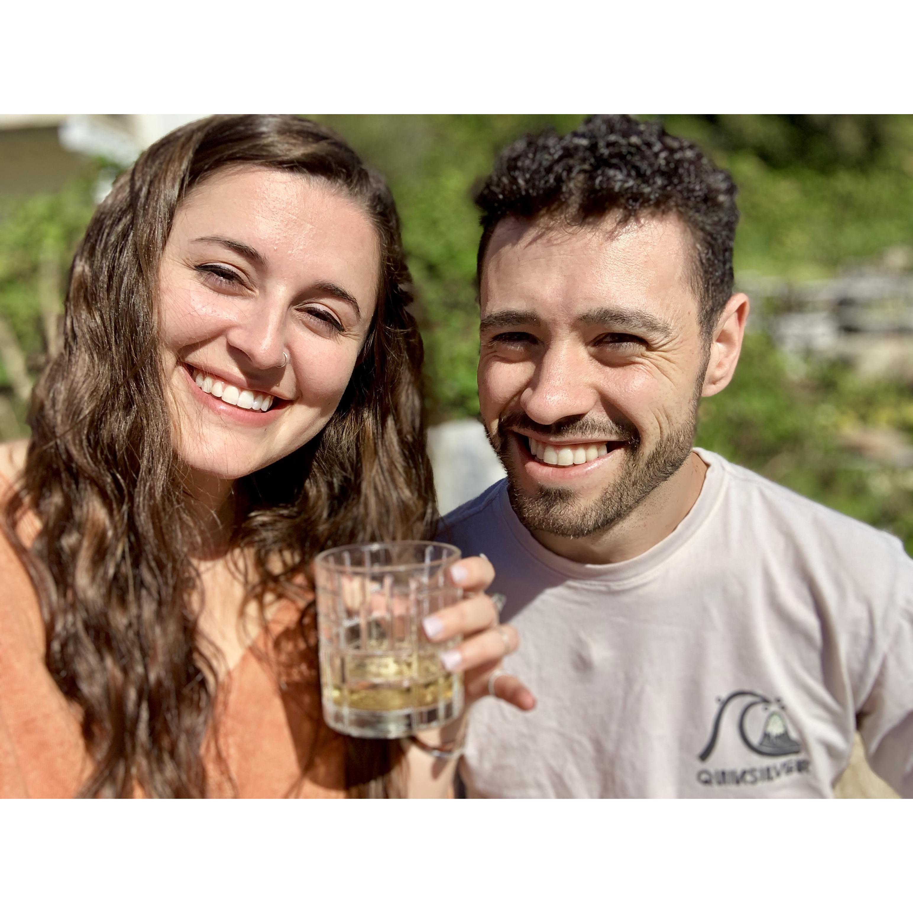 The first day of our coastal trip where Devin proposed