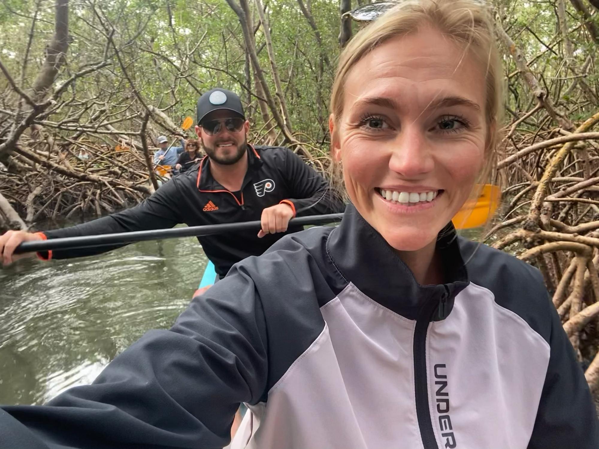 Kayak tours through the mangroves in Siesta Key