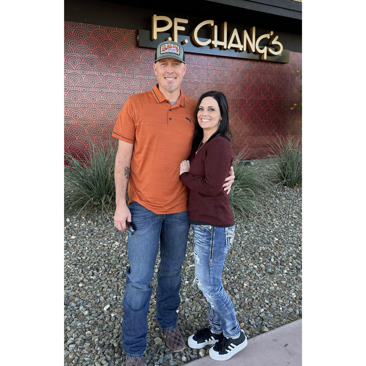 Our first Christmas together in Arizona!