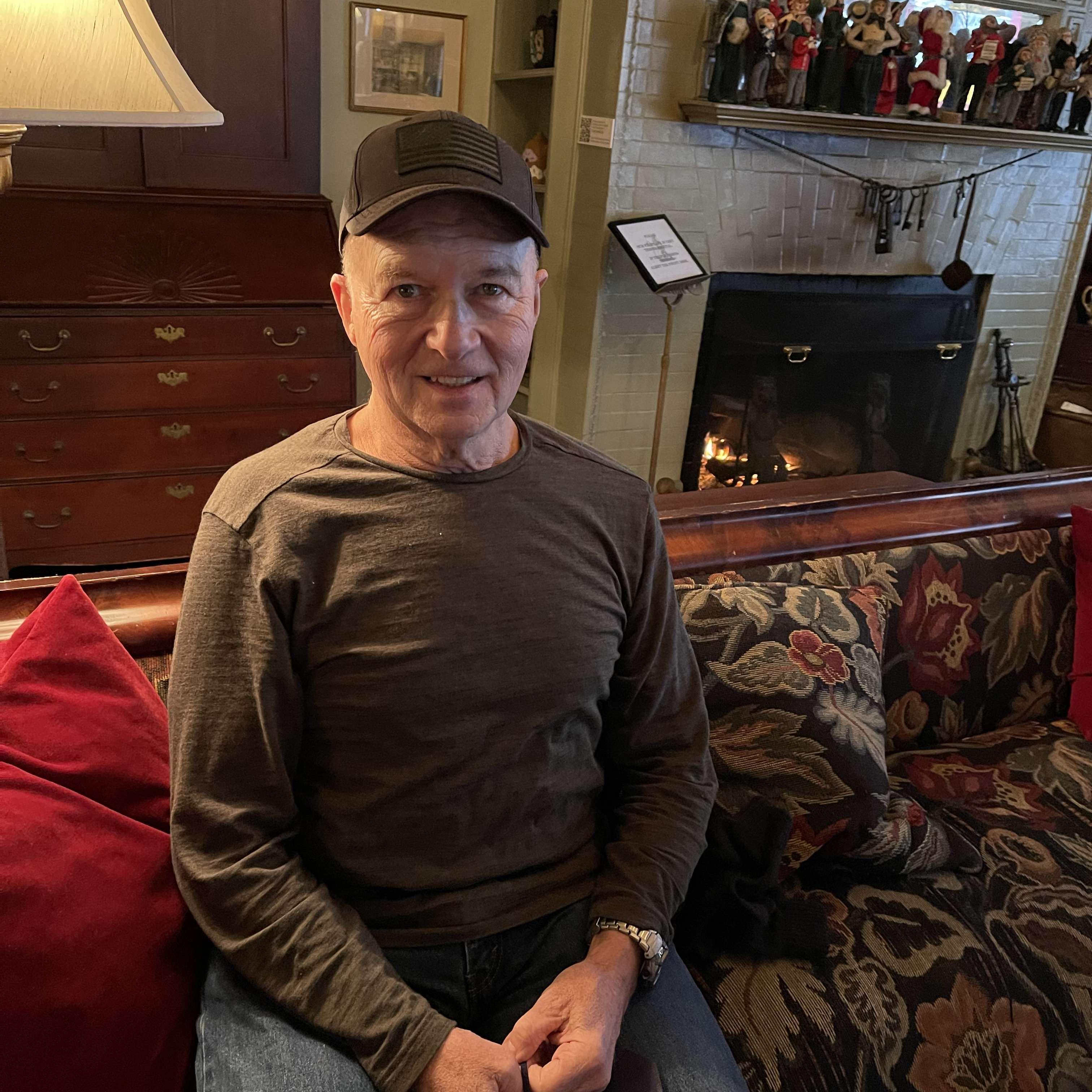 Marc in the lobby of the Red Lion Inn in Stockbridge, MA last fall.