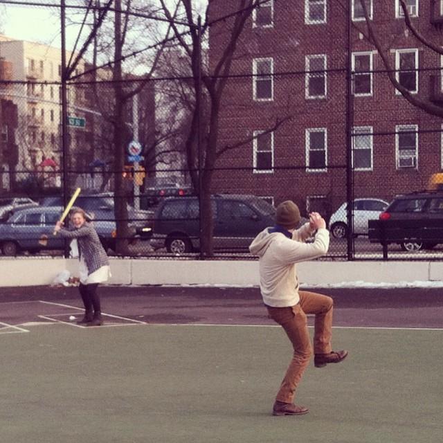Wiffle ball in Queens.
