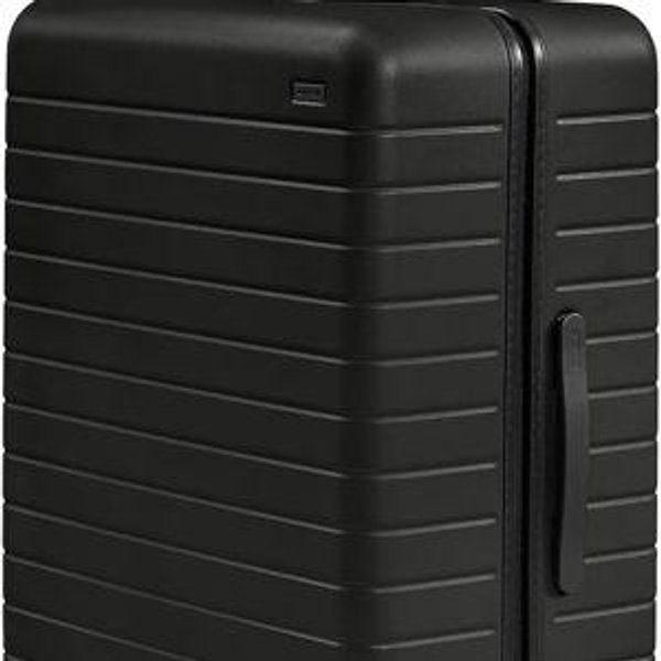 The Large Checked Away Suitcase