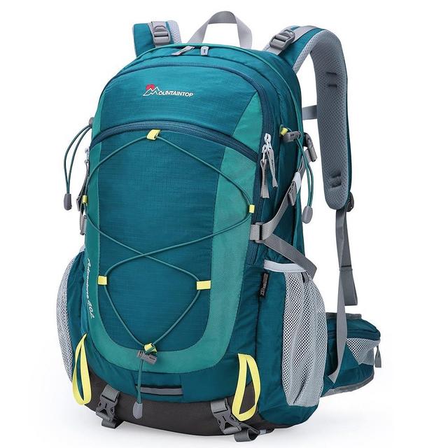 MOUNTAINTOP 40L Hiking Backpack with Rain Covers for Backpacking, Camping, Cycling and Traveling