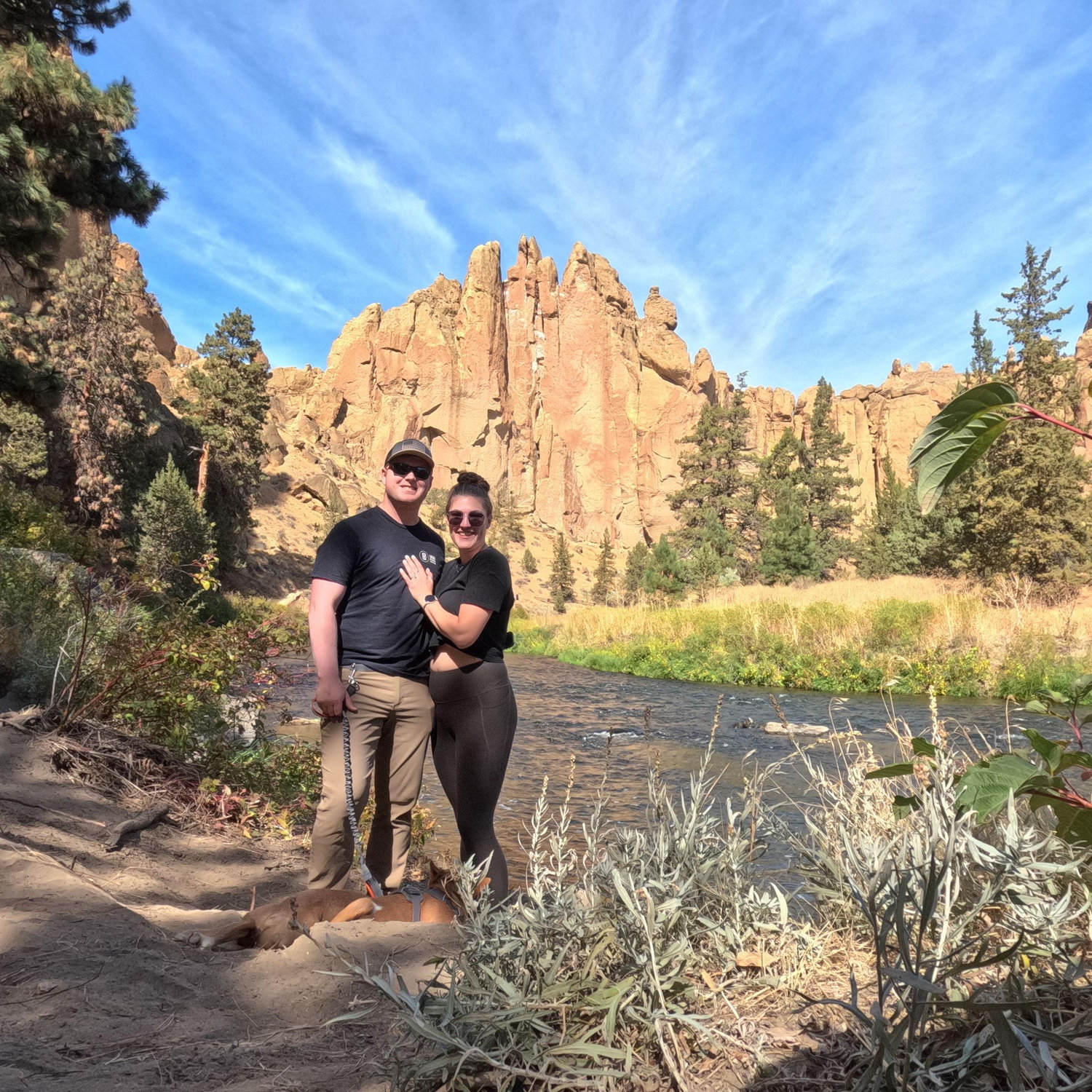This was when we got engaged.