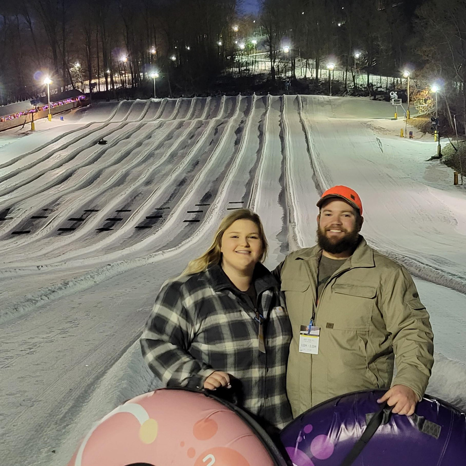 Snow tubing!
