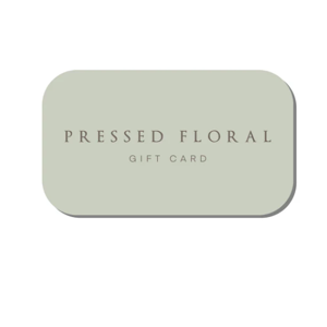 Pressed Floral Gift Card