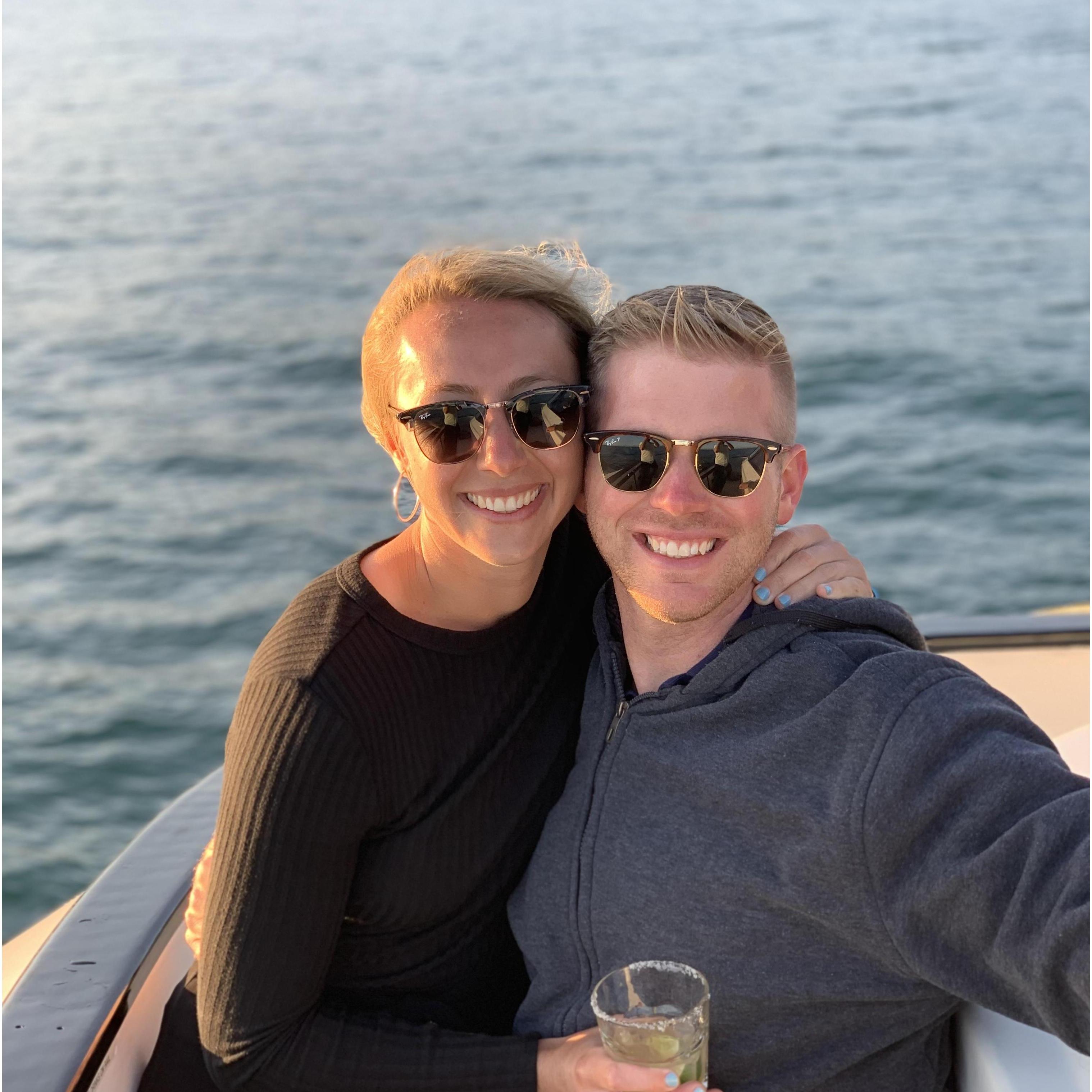 We took a sunset boat cruise in Santa Barbara. We love Santa Barbara!