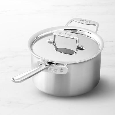 All-Clad d5 Stainless-Steel Saucepan, 4-Qt