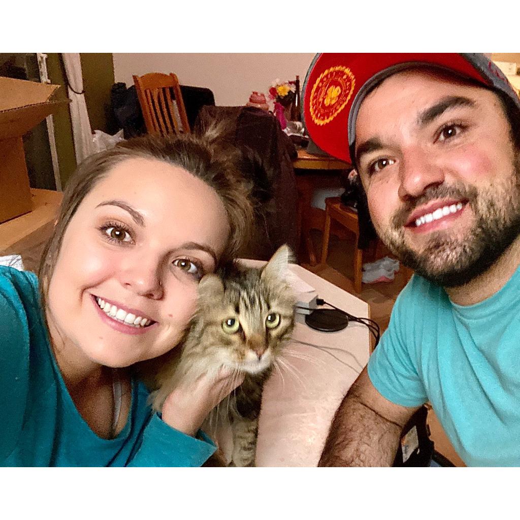 Family pic with the kitty 3.2021