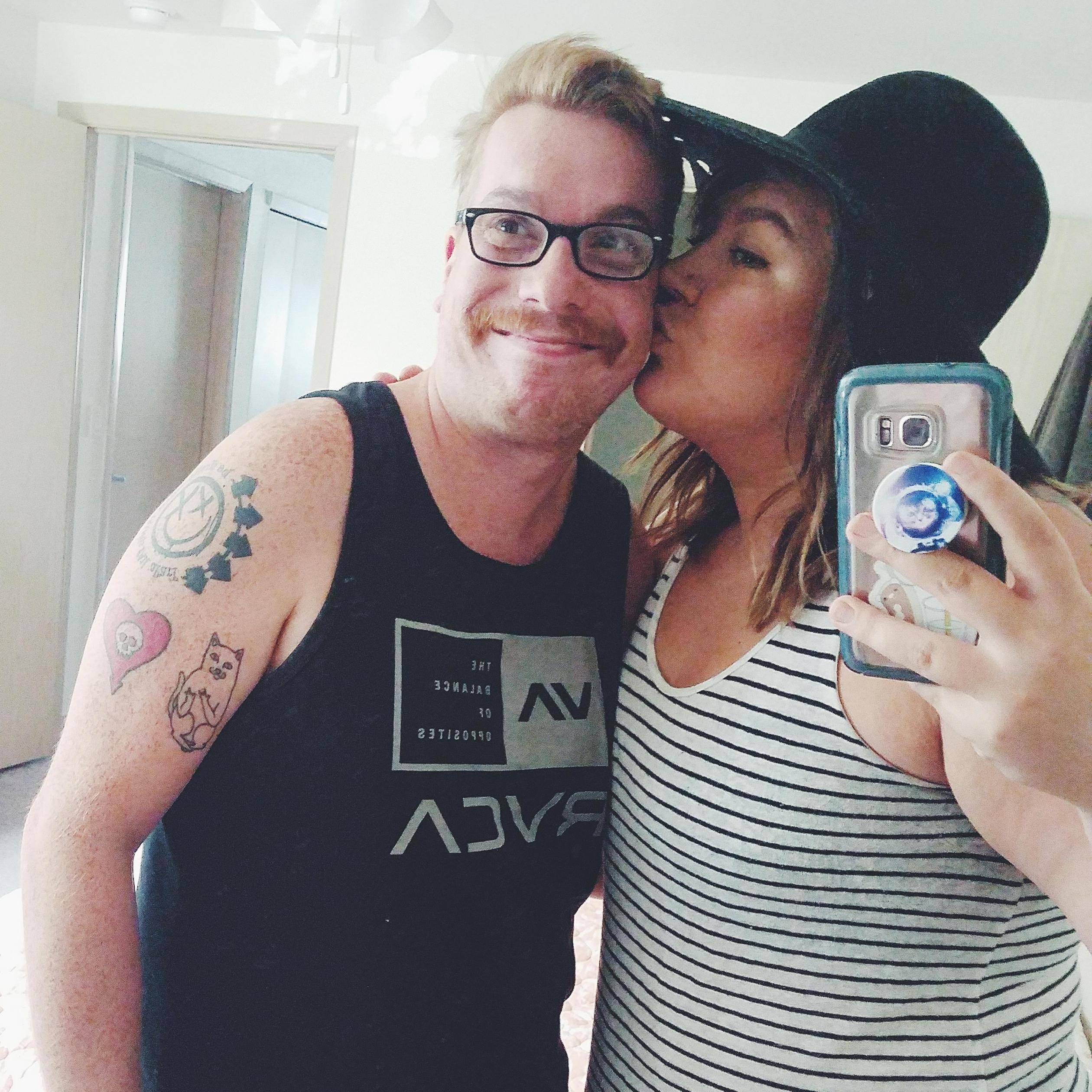 Off to go swim and enjoy eachother's company.