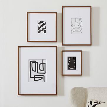 Multi-Mat Wood Gallery Frames - Walnut (12x16)