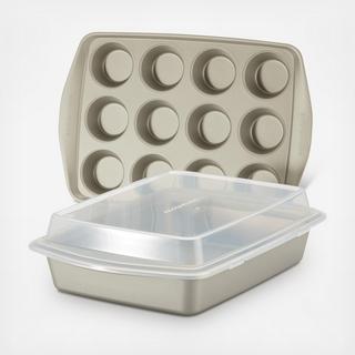 Nonstick 3-Piece Bakeware Set