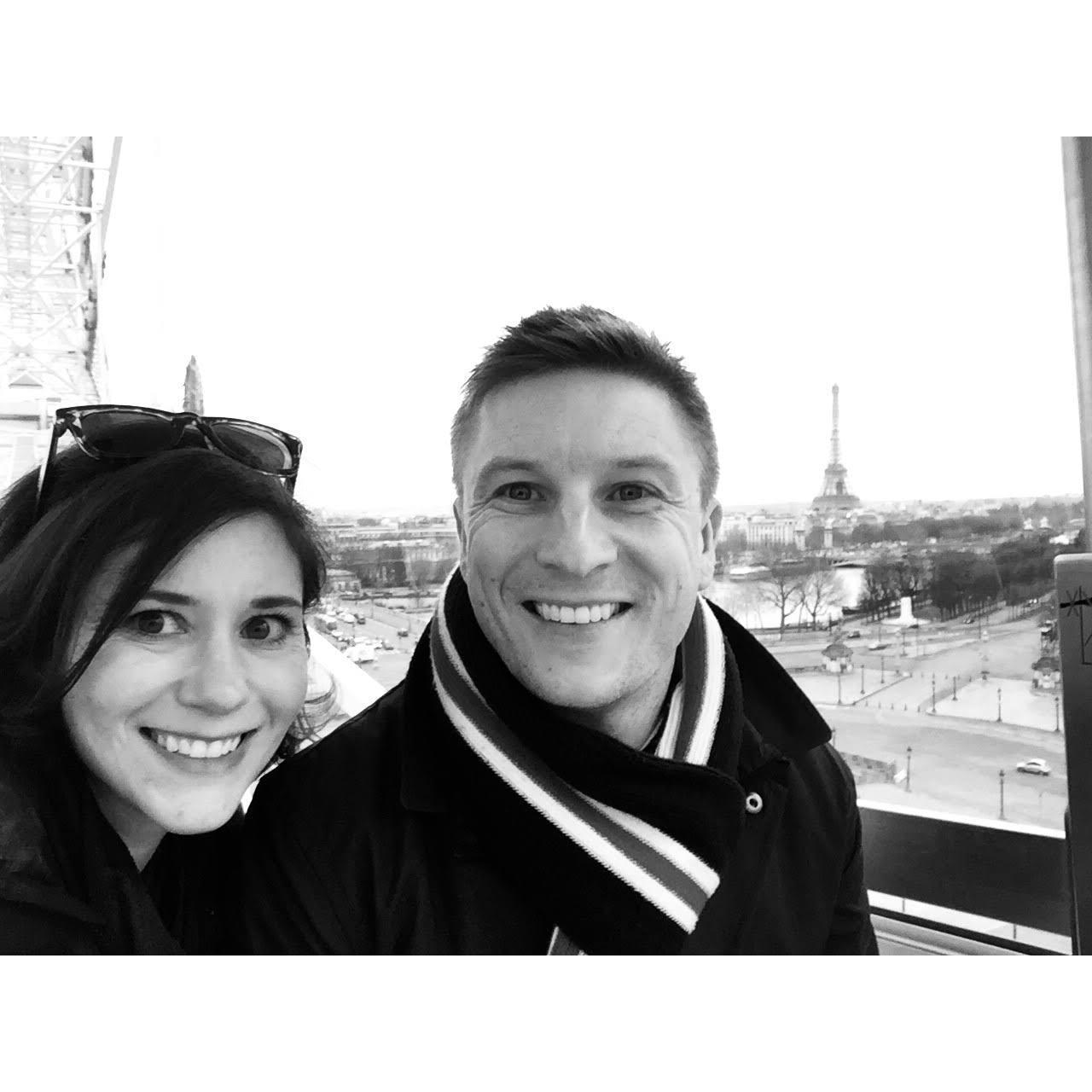 A 24 hour whirlwind in Paris... 9 miles of walking so Meg could earn her croissants (notice the plural)!