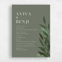 Green Wedding Program - Summerlin
