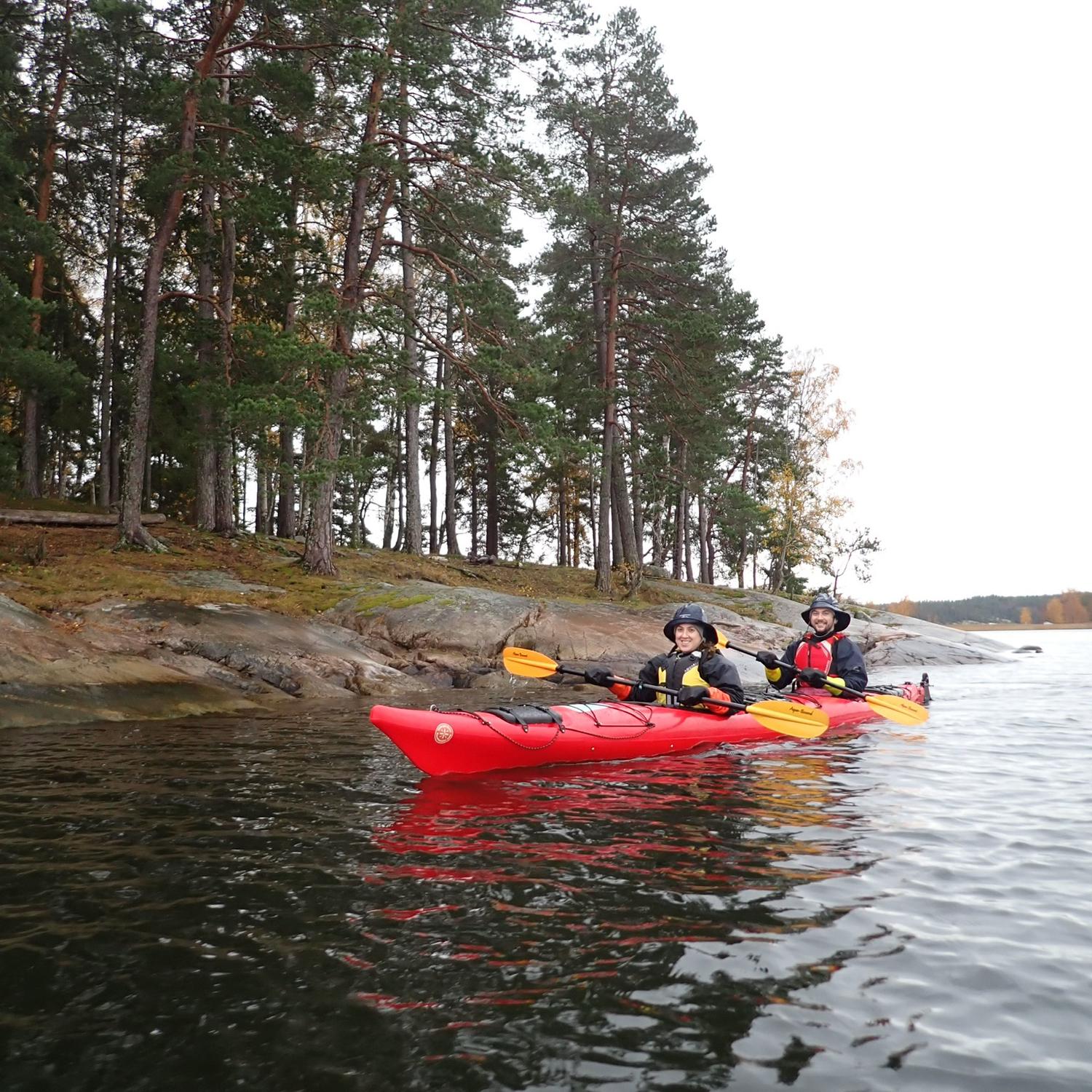 Kayaking in Sweden