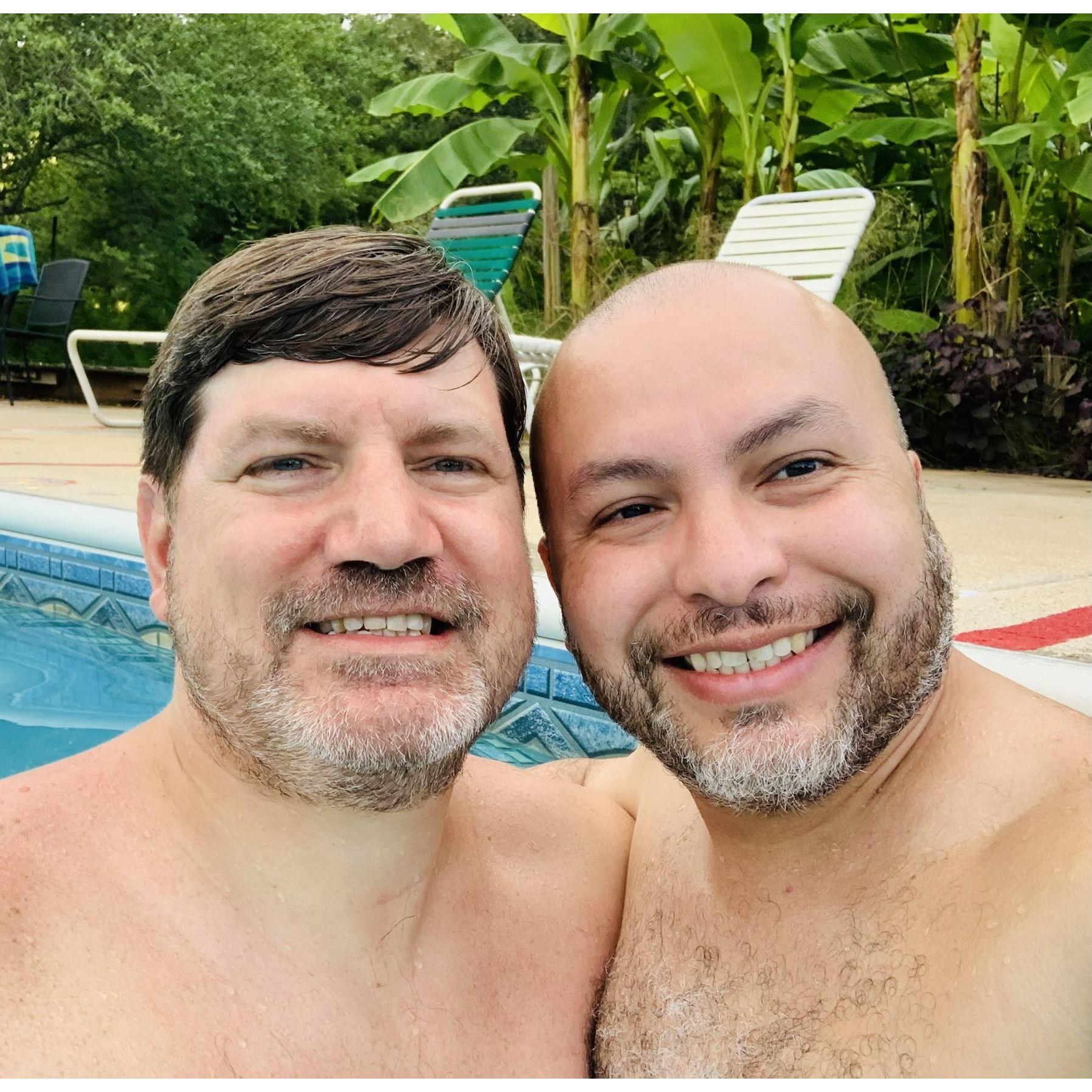 Poolside at camp. 2020