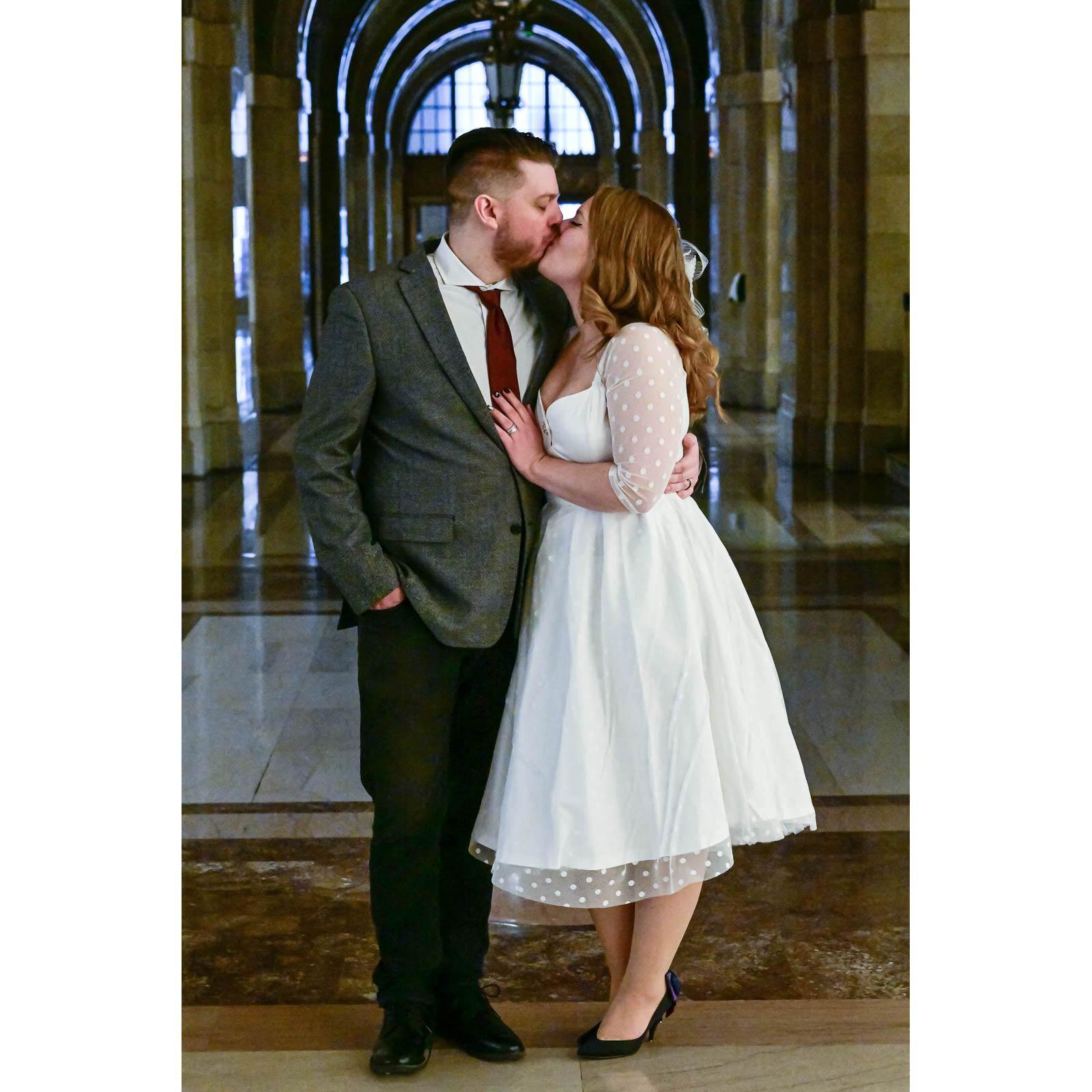 Photos from our courthouse wedding day!
Downtown Chicago, 2/24/24