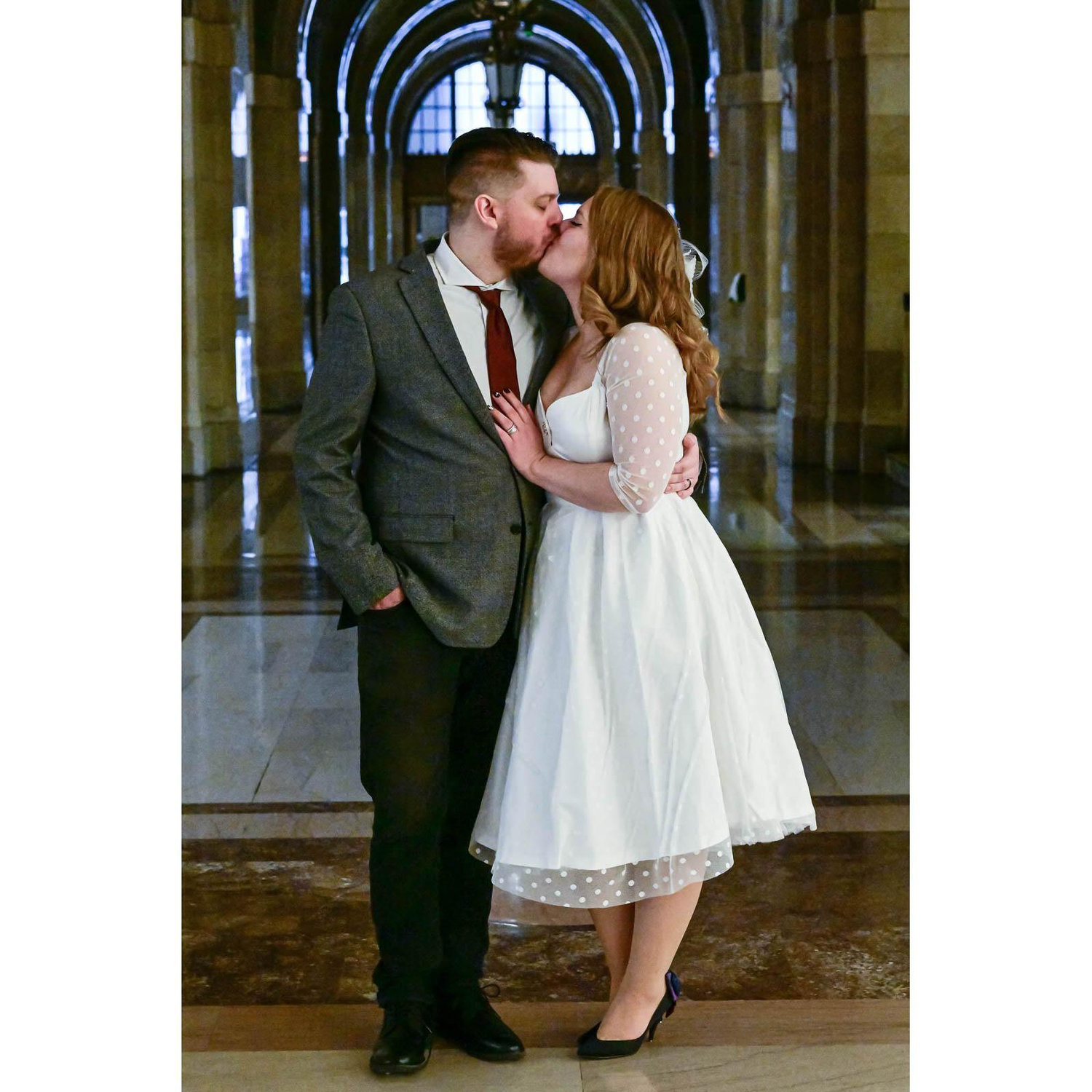 Photos from our courthouse wedding day!
Downtown Chicago, 2/24/24