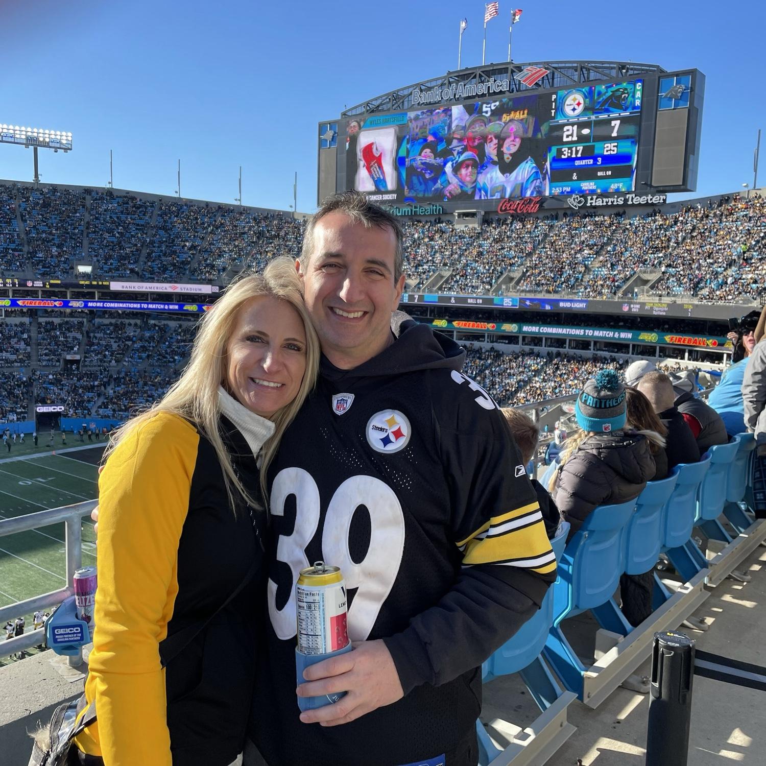 Caroline’s first Steelers game!