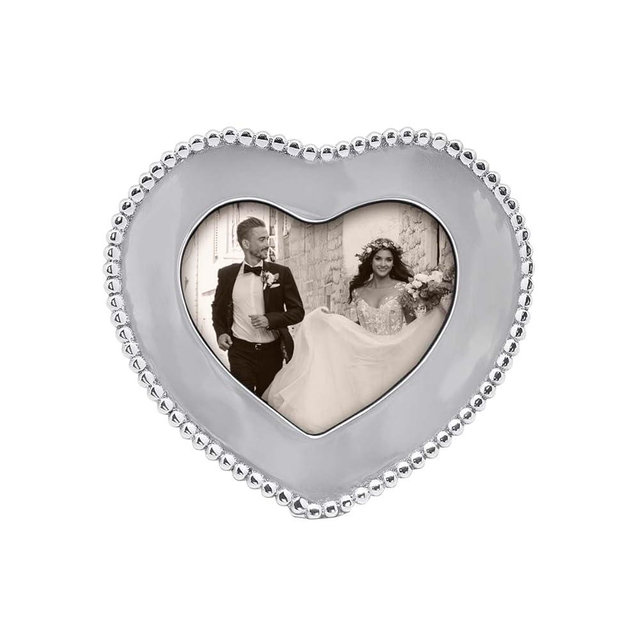 Mariposa 1453 horiztonal Photo Frame, 4" x 6", Silver