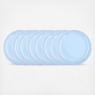 Shell Bisque Tidbit Plate, Set of 8