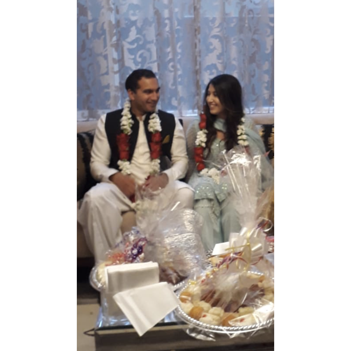 Engagement celebrations the day after the proposal with family!