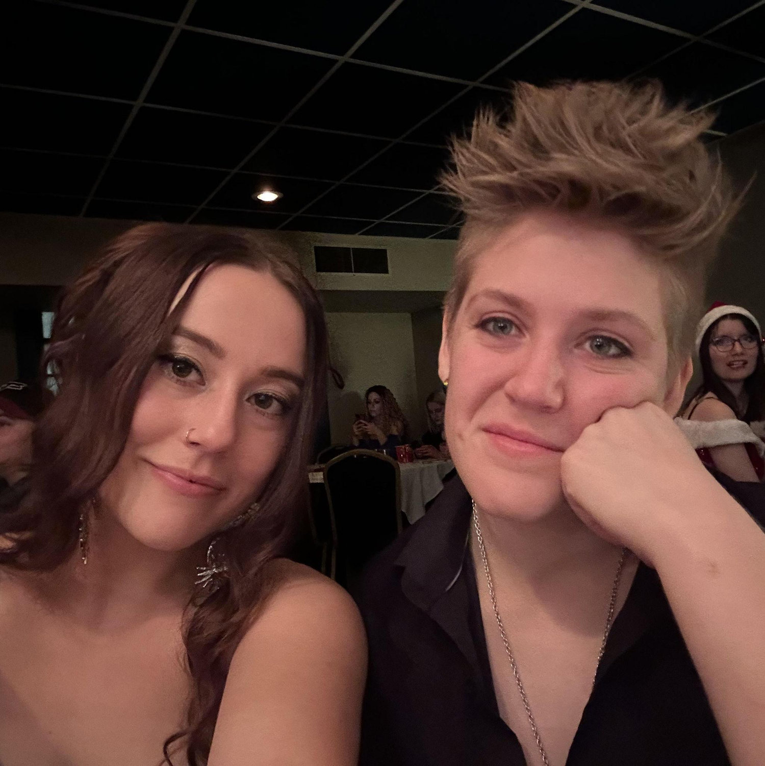 Nov 2023 - Drag show at Q
A bunch of older lesbians told us we reminded them of when they were young and hot