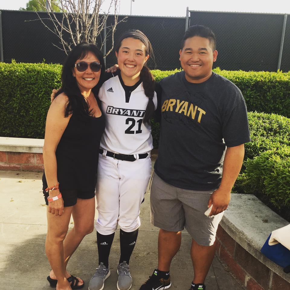 Brandon comes to watch Robyn play at Cal State Northridge March 2017