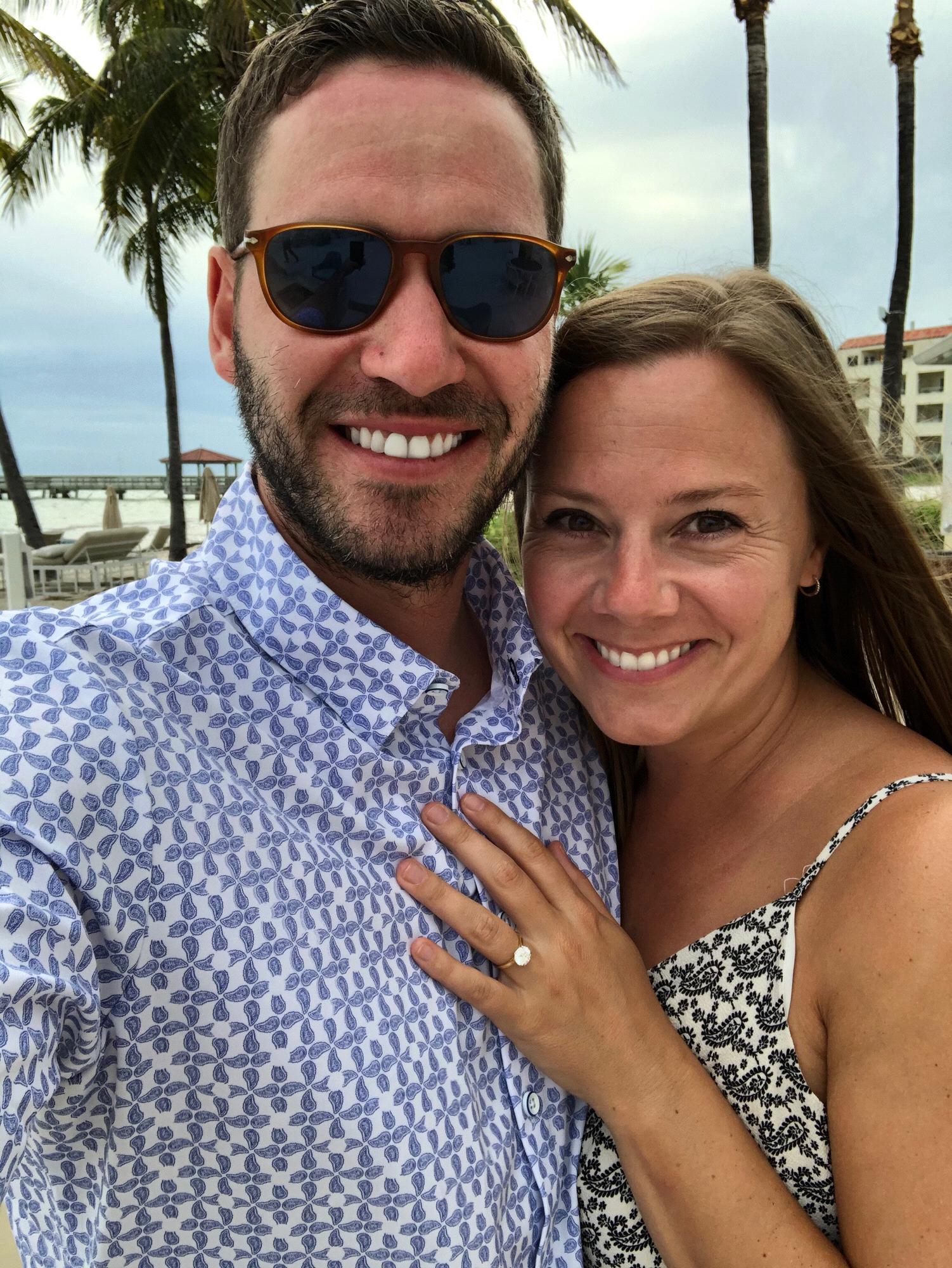 The week we got engaged!