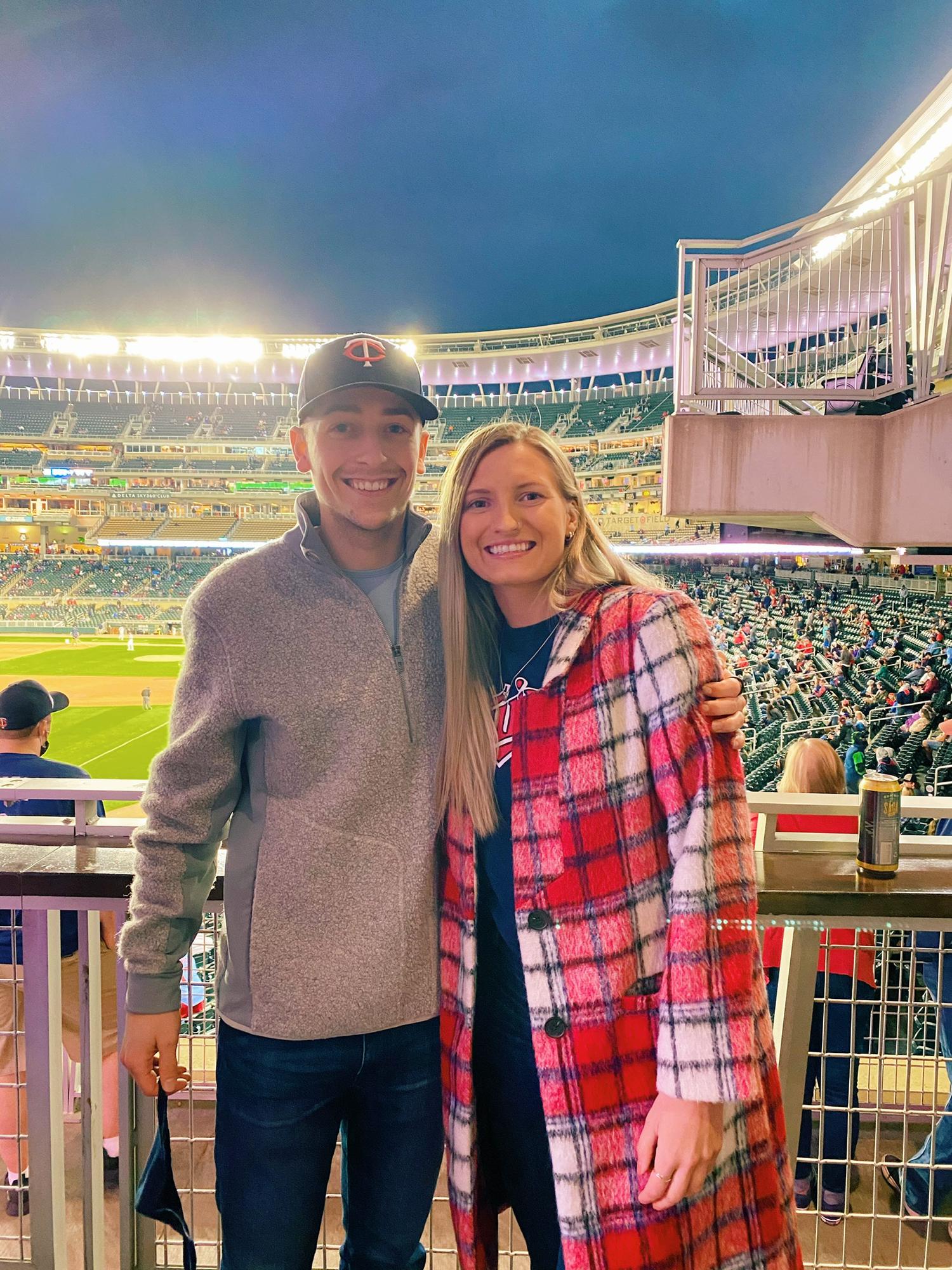 Twins game with Leah’s family, May 2021.