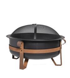 Backyard Creations® 30" Rosewood Steel Fire Pit at Menards®