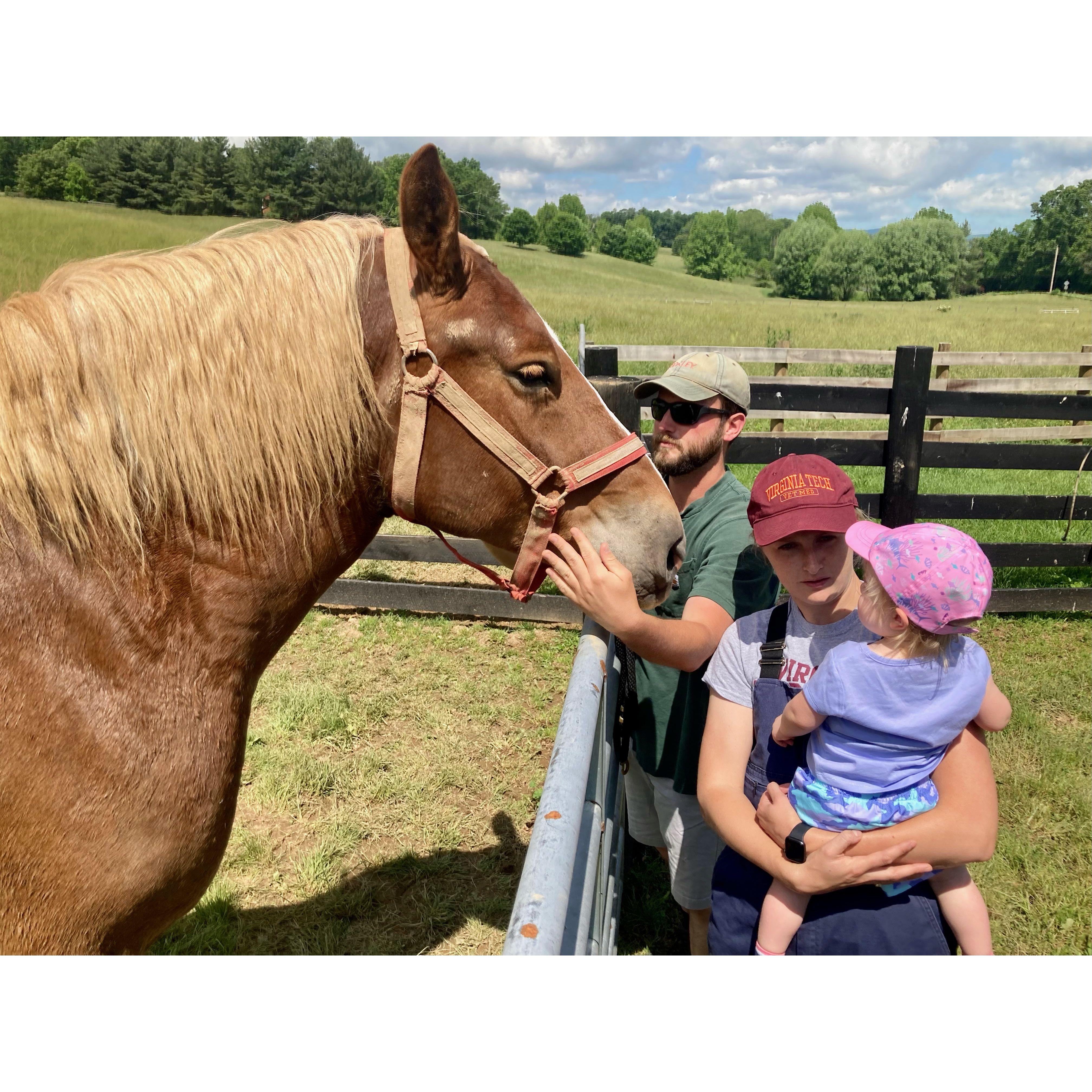 Cody and I with his niece, Brooklyn.