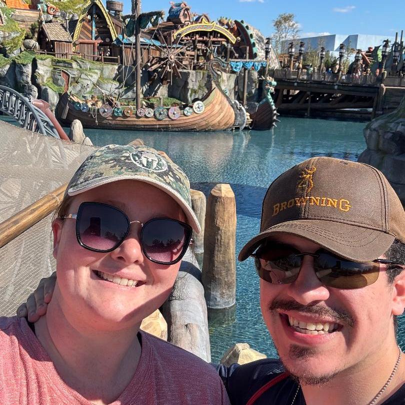 Us at Epic Universe Orlando Florida!