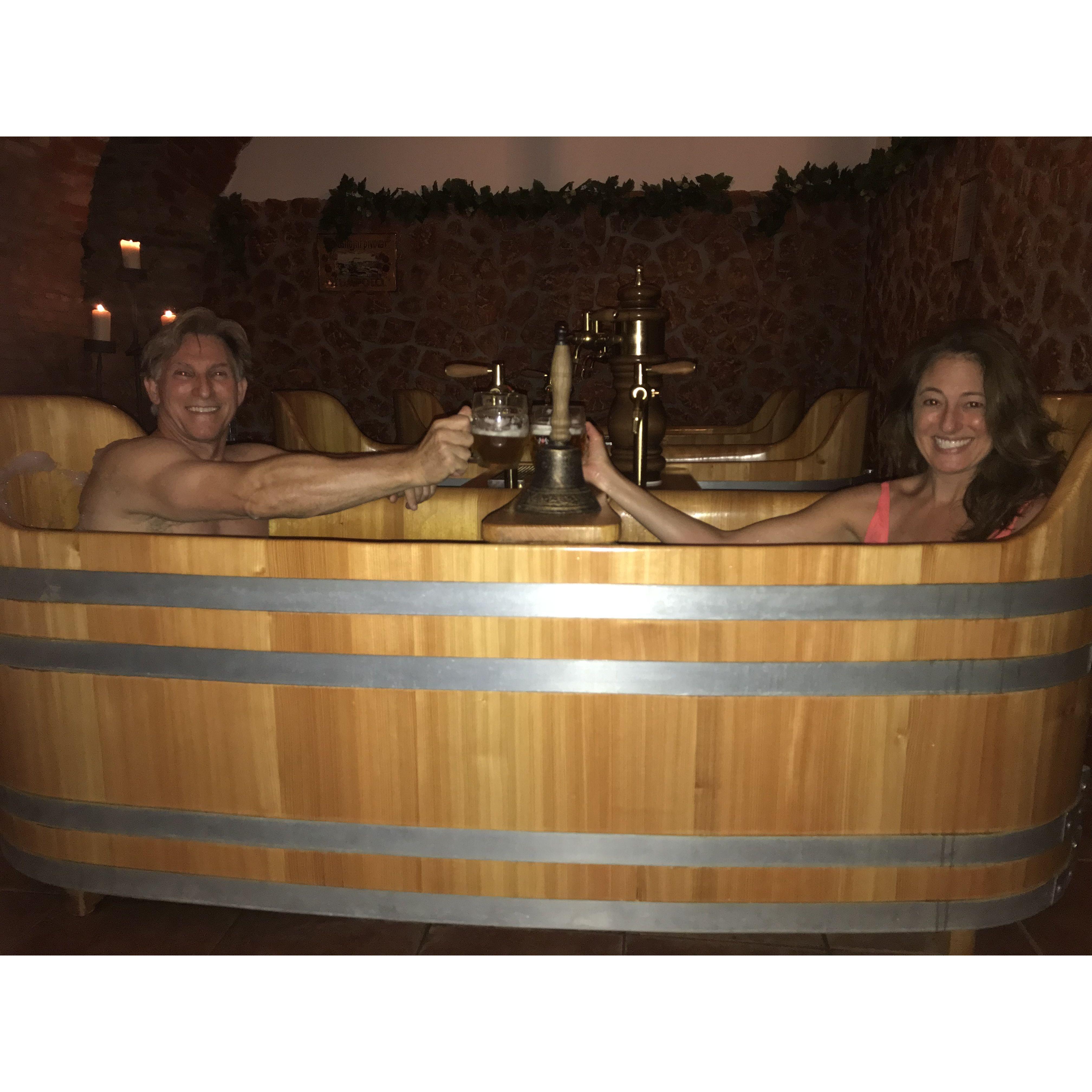 Beer spa in Prague
