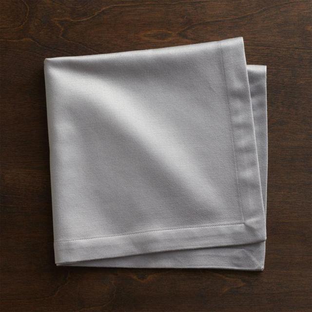 Sateen Silver Cloth Dinner Napkin