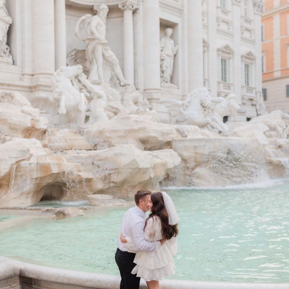 Engagement photos in Rome 🤍