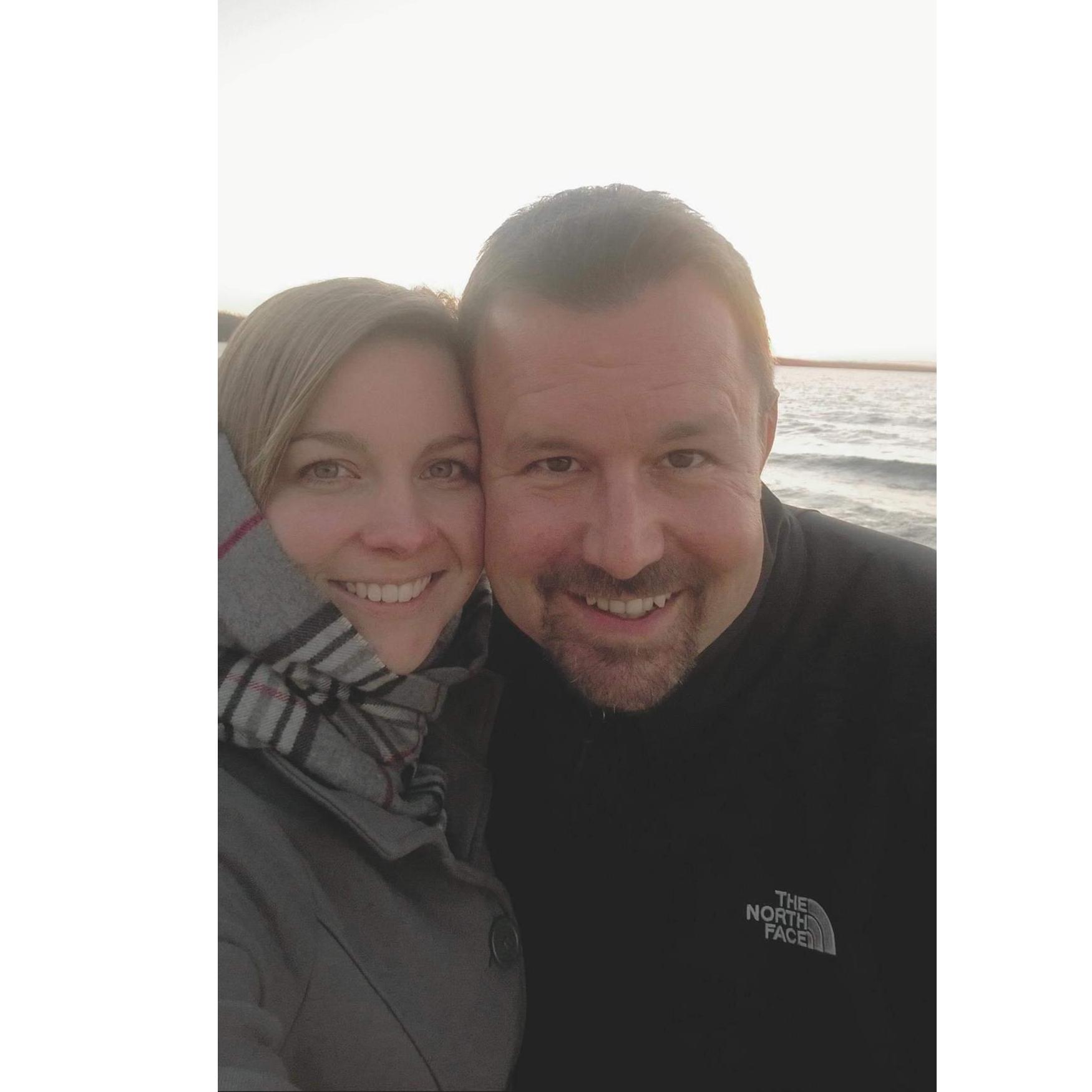 Sharing Morgan's favorite place in the world together, Glen Arbor MI.
