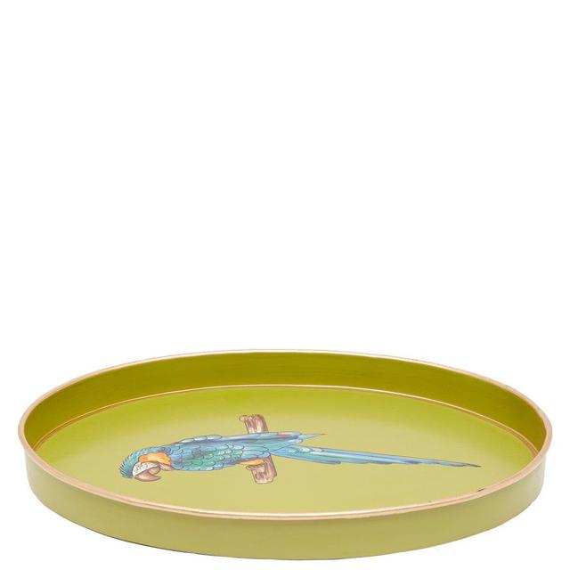 Les Ottomans Fauna hand-painted iron tray