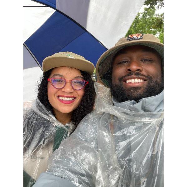 A rainy Wine Fest - but the weather can't stop us from a good time!