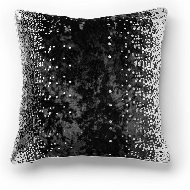 20"x20" Dot Glam Decorative Throw Pillow Gray - SureFit