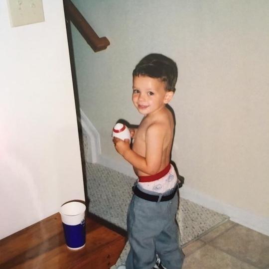 Jonas as a kid.
