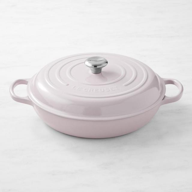 Le Creuset Signature Enameled Cast Iron Braiser, 5-Qt., Shallot